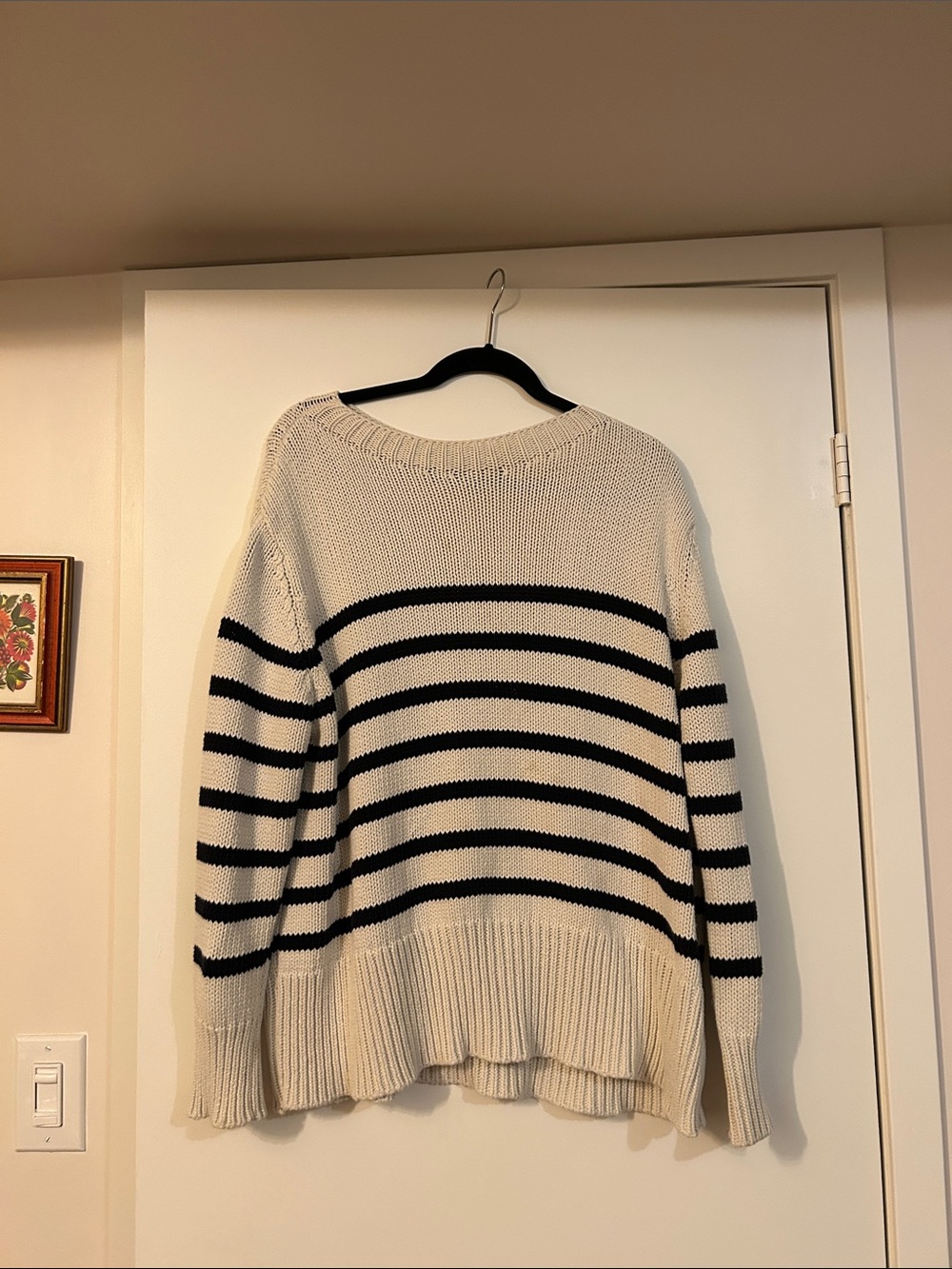 Zara Oversized Nautical Knit Sweater